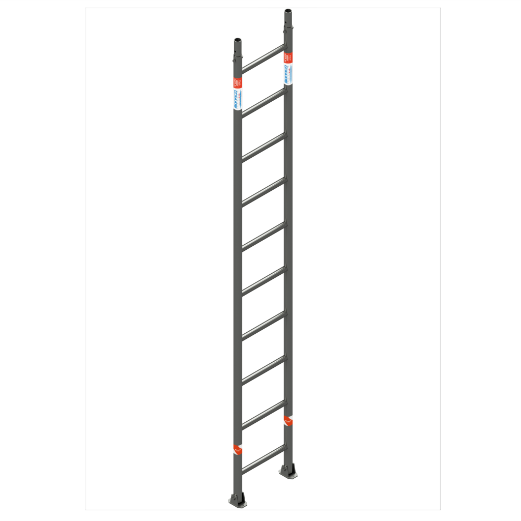 supported scaffold ladder